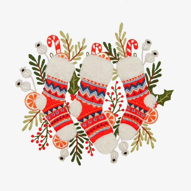 Weihnachtssocken – Stickanleitung (digital)