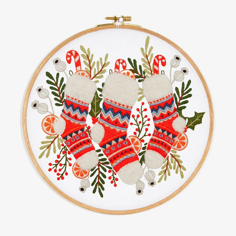 Weihnachtssocken – Stickanleitung (digital)