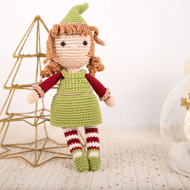 Weihnachtself Claire-Häkelpaket – Yarn and Gingertea