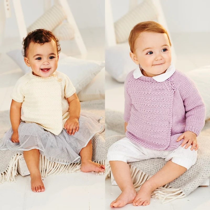 Strickanleitung Stylecraft Bambino DK Nr. 9503 Babyjacken