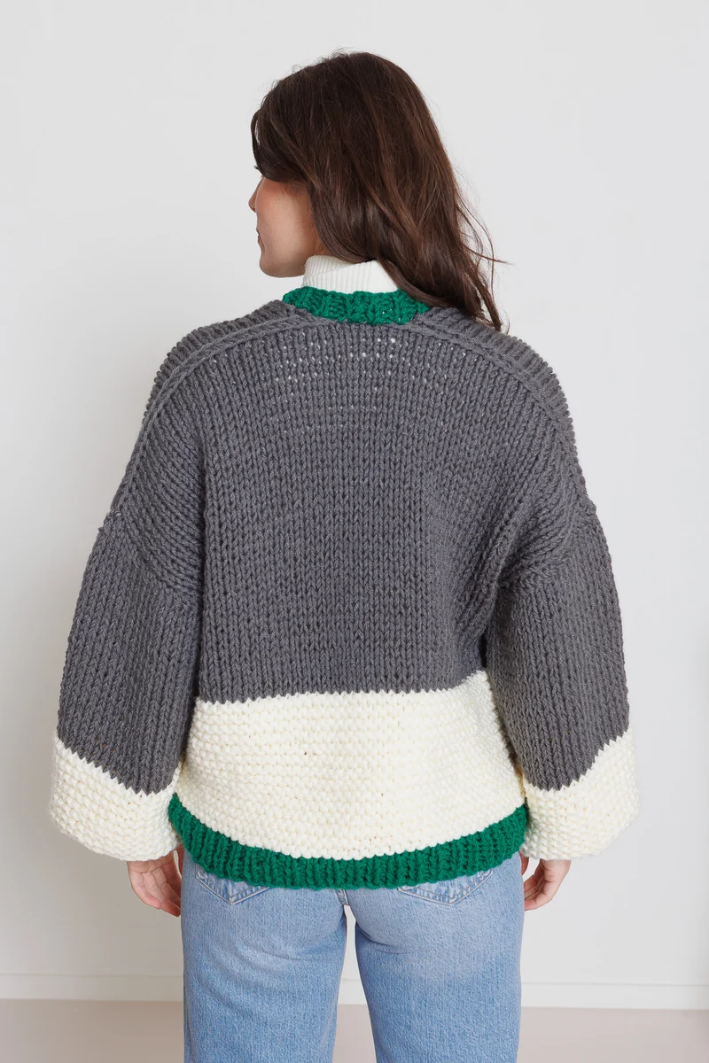 Knipmode Basis-Jacke „Chunky Amazing“ – Strickpaket