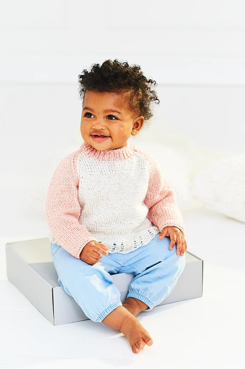 Strickanleitung für Stylecraft Baby Sparkle-Pullover