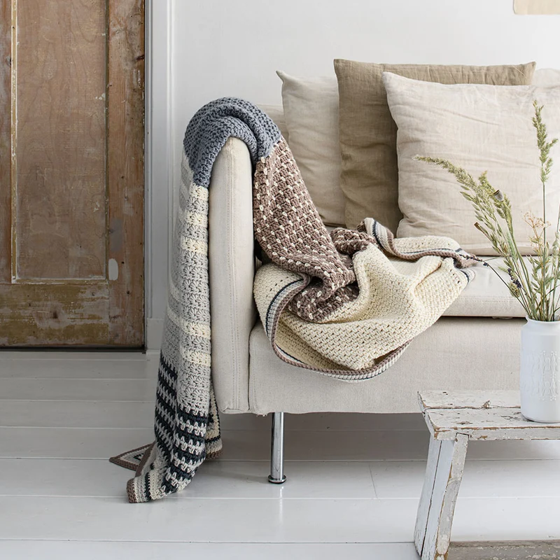 Verträumte Decke „Chunky Amazing“ – Häkelpaket