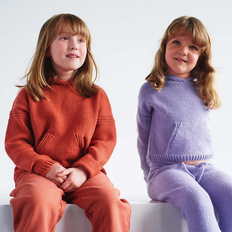 Strickpaket für einen „Cool Wool“-Hoodie