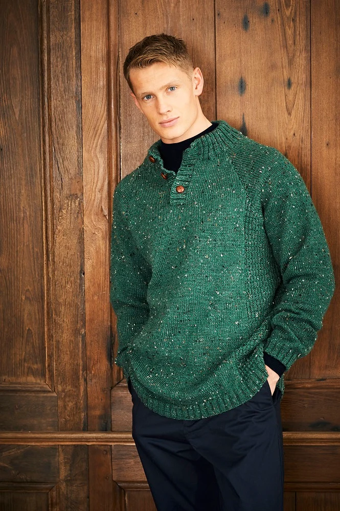Strickanleitung Stylecraft Life DK Nr. 9653 Herrenpullover
