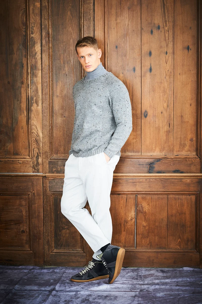 Strickanleitung Stylecraft Life DK Nr. 9653 Herrenpullover
