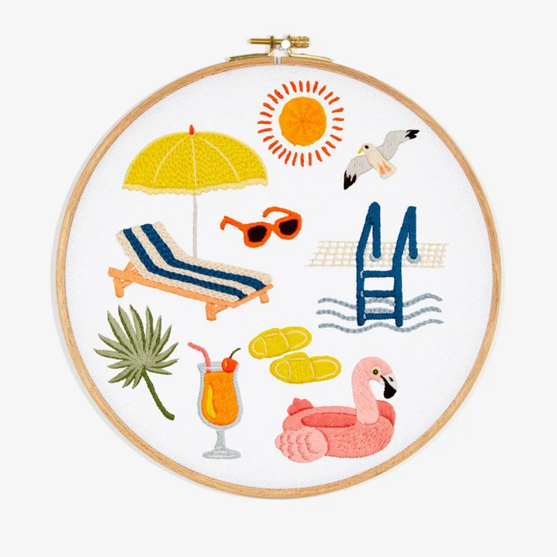 Stickanleitung „Day at the pool“ (digital)