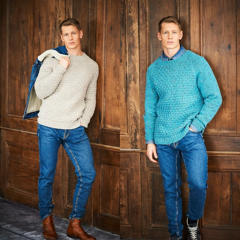 Strickanleitung Stylecraft Life DK Nr. 9652 Herrenpullover (digital)