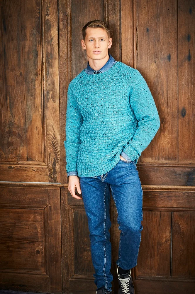 Strickanleitung Stylecraft Life DK Nr. 9652 Herrenpullover (digital)