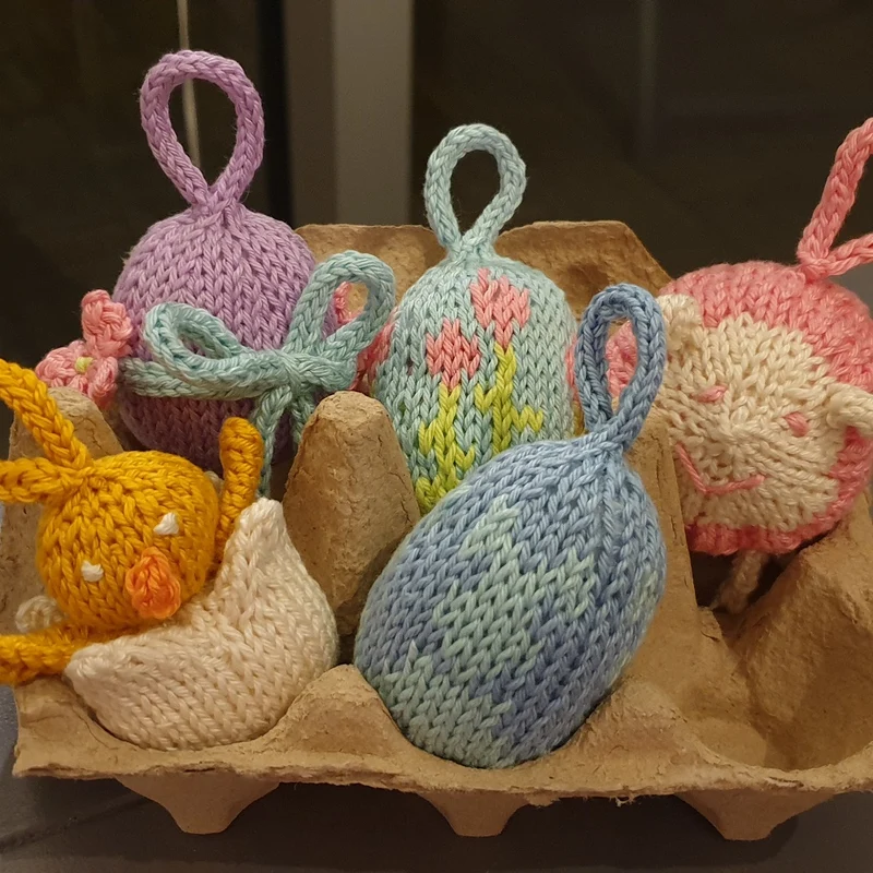 Strickanleitung „Made By Me“ – Osteranhänger