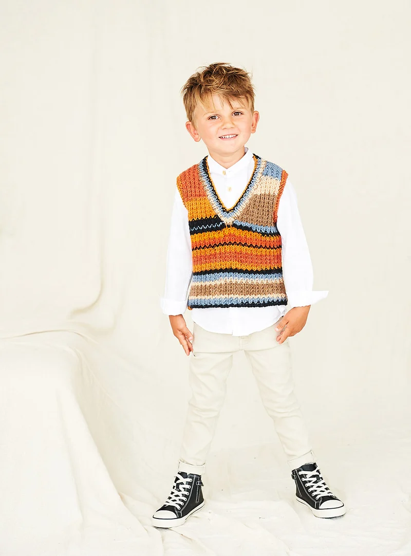 Stylecraft Tanktop & Pullover aus „Merry Go Round Chunky“ 10045