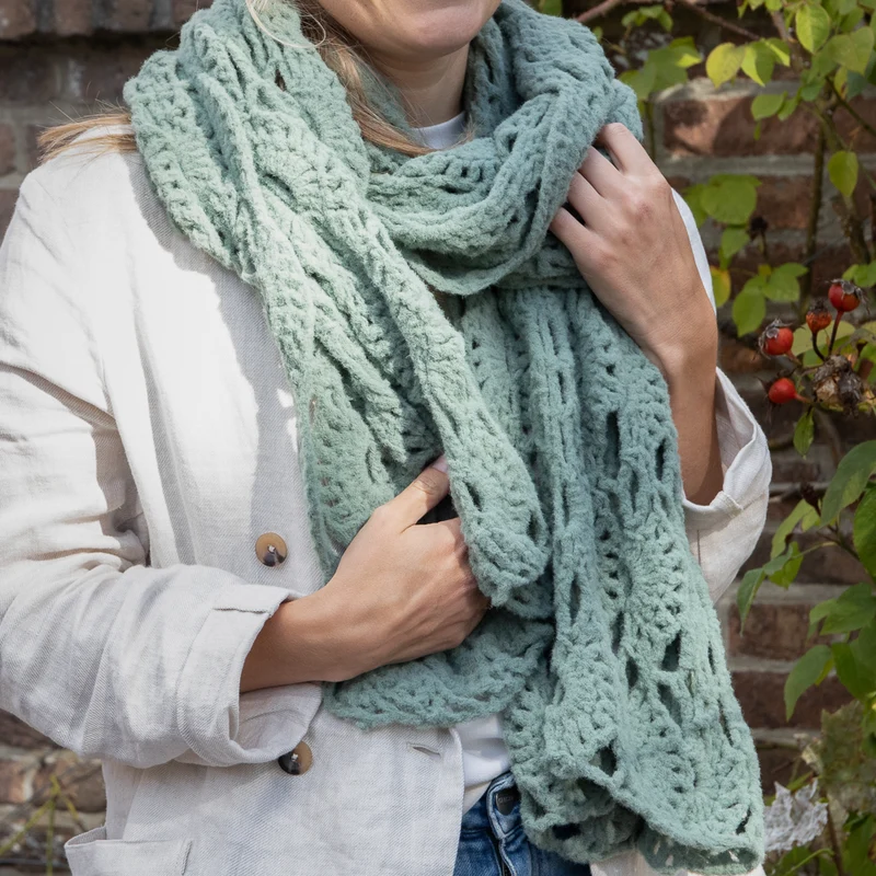 Felt-it Ajour-Schal – Häkelpaket