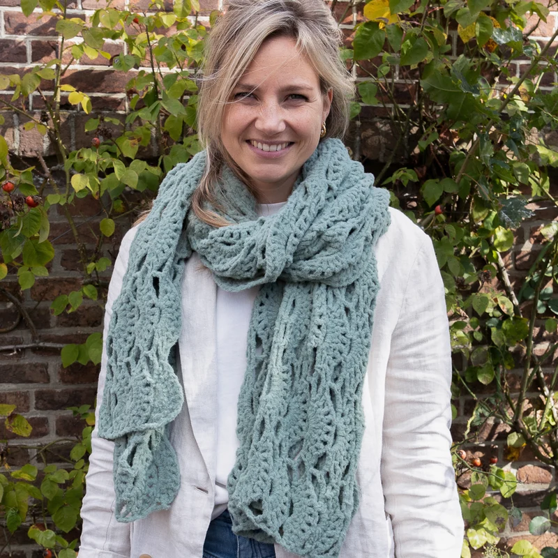 Felt-it Ajour-Schal – Häkelpaket