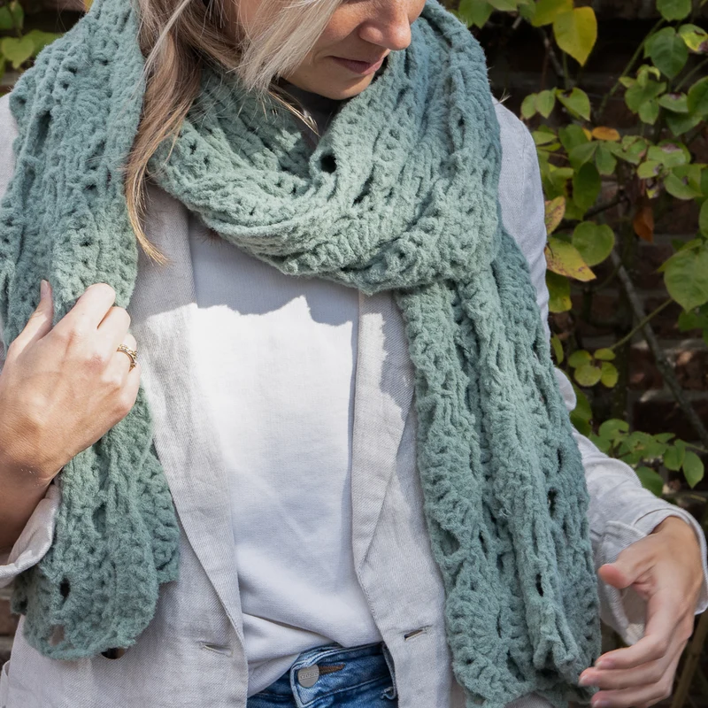 Felt-it Ajour-Schal – Häkelpaket