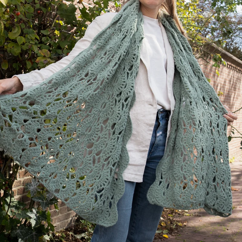 Felt-it Ajour-Schal – Häkelpaket