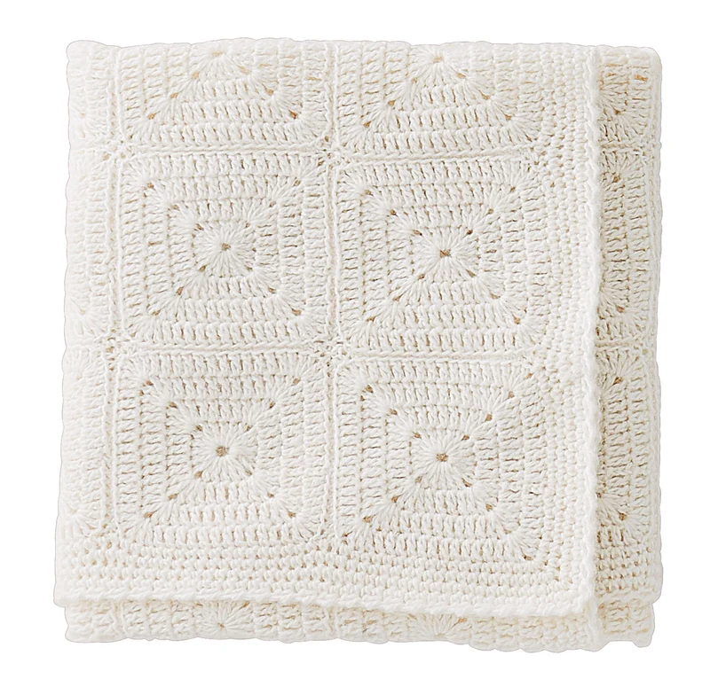 Lana Grossa Ecopuno Granny Squares Babydecke Häkelpaket – Freie Farbwahl