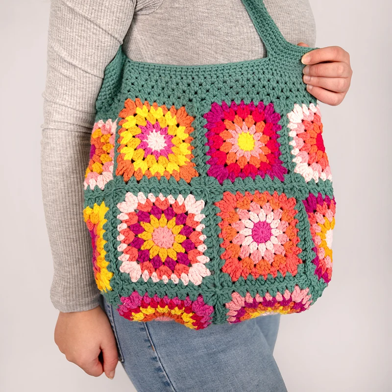 Studio Madelaine – Häkelpaket „Sonnige Tasche“ – inklusive digitaler Anleitung