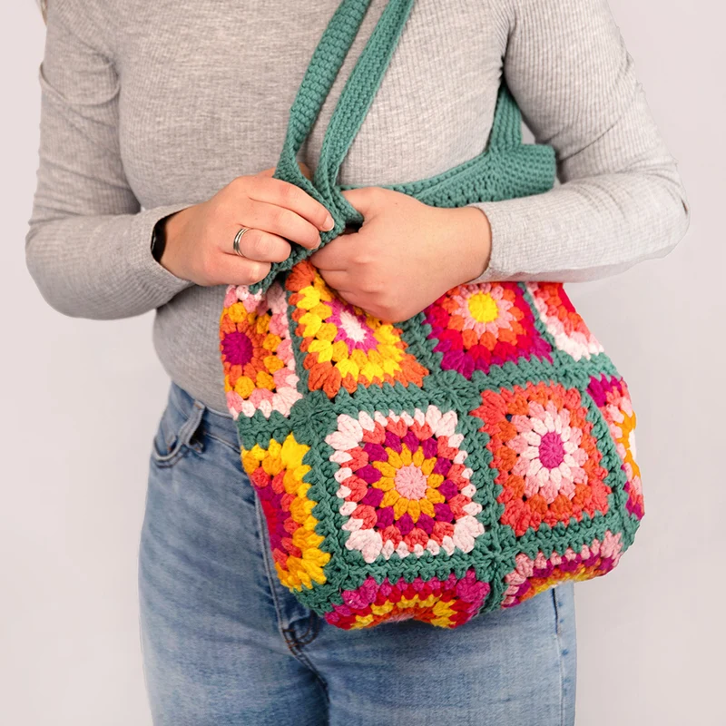 Studio Madelaine – Häkelpaket „Sonnige Tasche“ – inklusive digitaler Anleitung