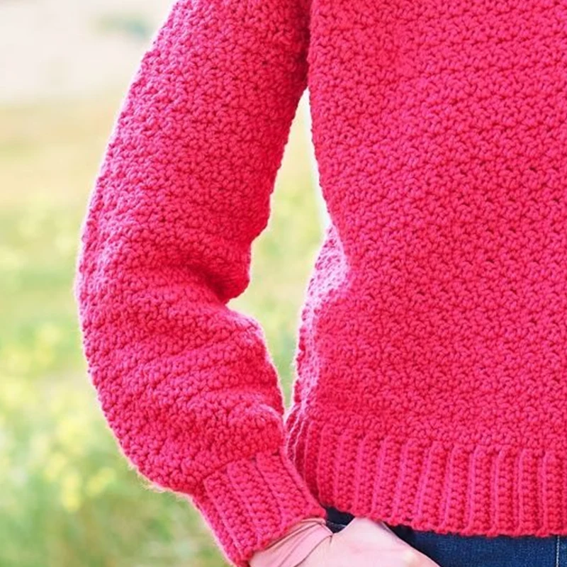 Häkelanleitung „Special DK Moss Stitch Jumpers“ (digital)
