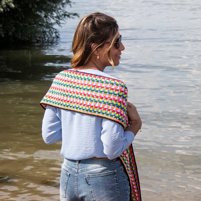 Häkelanleitung: Ein farbenfroher Schal, ein Must-have