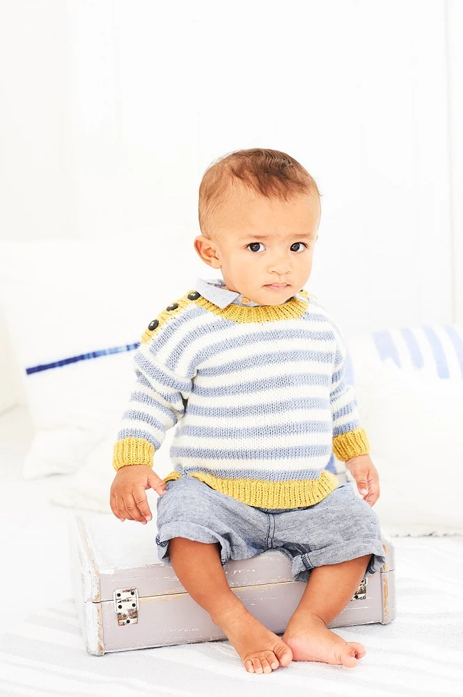 Strickanleitung Stylecraft Bambino DK Nr. 9603 Jungenpullover (digital)