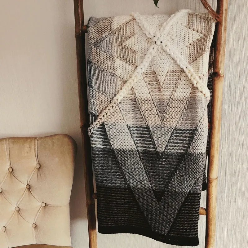 Häkelpaket „Shine Like A Star“ – Decke