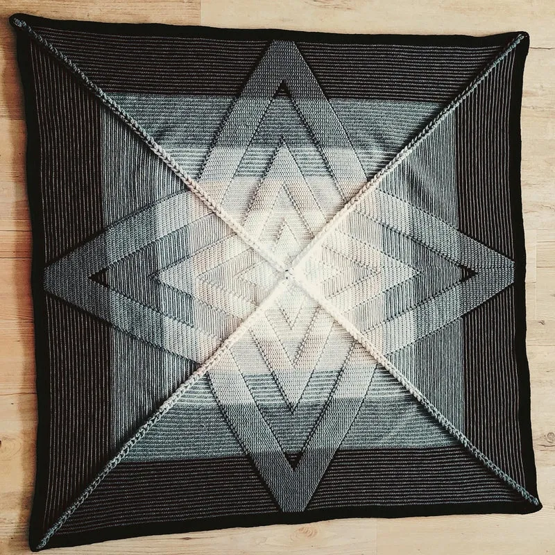 Häkelpaket „Shine Like A Star“ – Decke