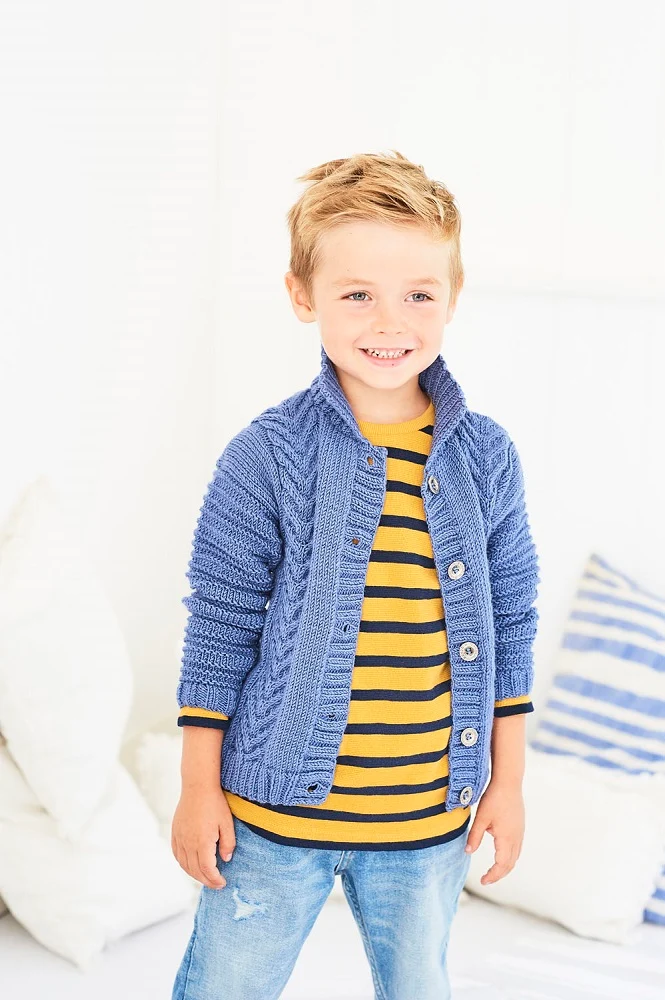 Strickanleitung Stylecraft Bambino DK Nr. 9605 Jungenjacken (digital)