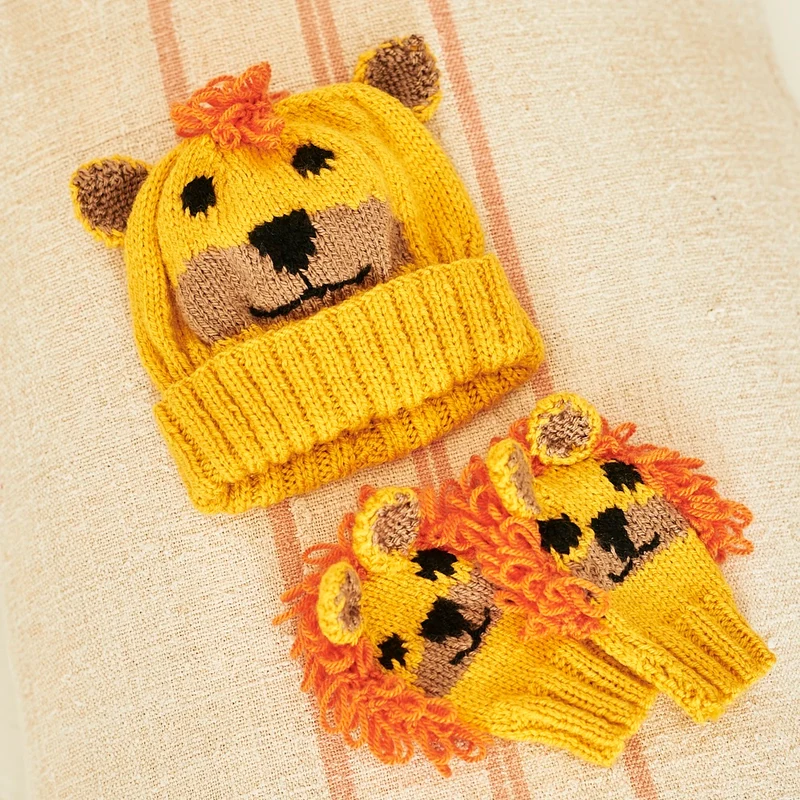 Strickanleitung Stylecraft Bellissima DK Nr. 9868 „Rory de Leeuw“, Mütze und Fäustlinge