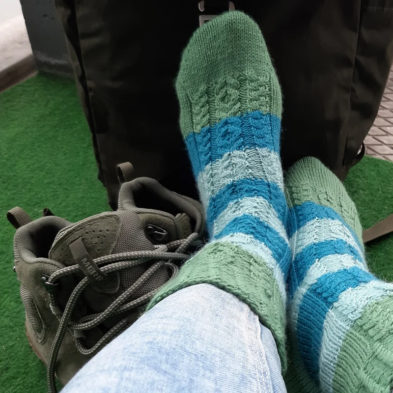 Strickanleitung für Socken „Spaziergang im Wald“