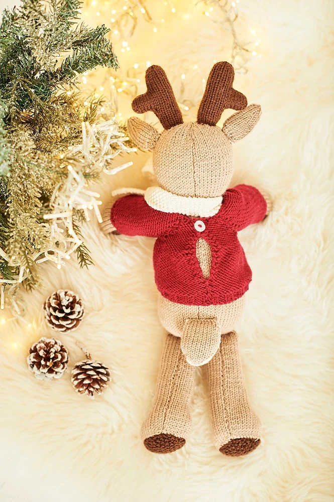 Strickanleitung Stylecraft Bellissima DK Nr. 9869 Rentier, Mütze und Pullover (digital)