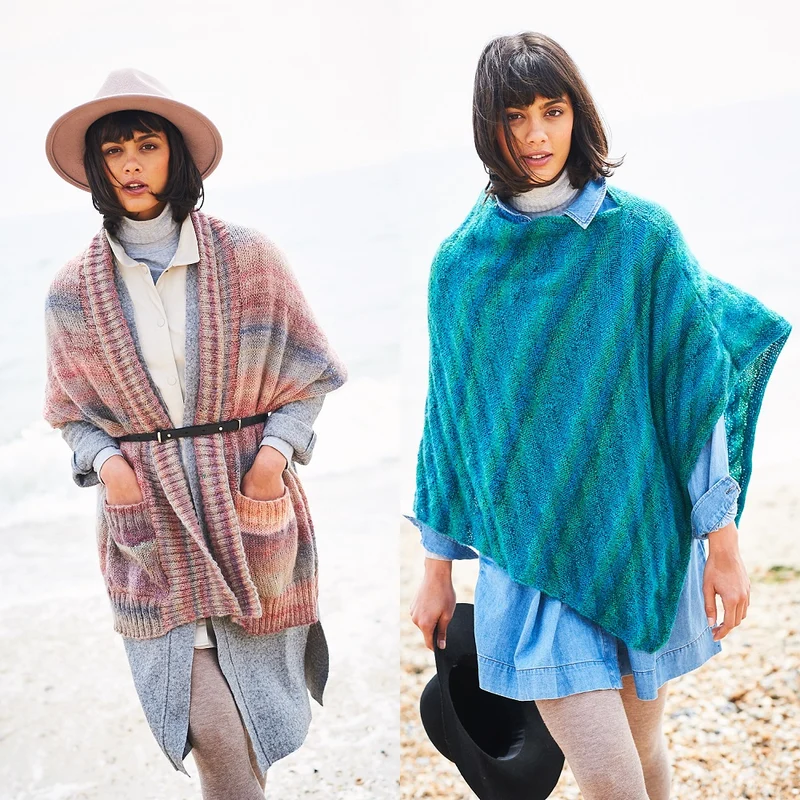 Strickanleitung Stylecraft Charm Nr. 9879 Ponchos