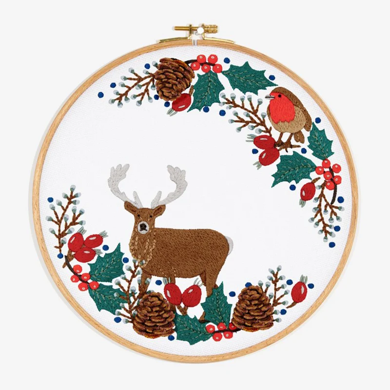 Weihnachts-Elch-Stickanleitung (digital)