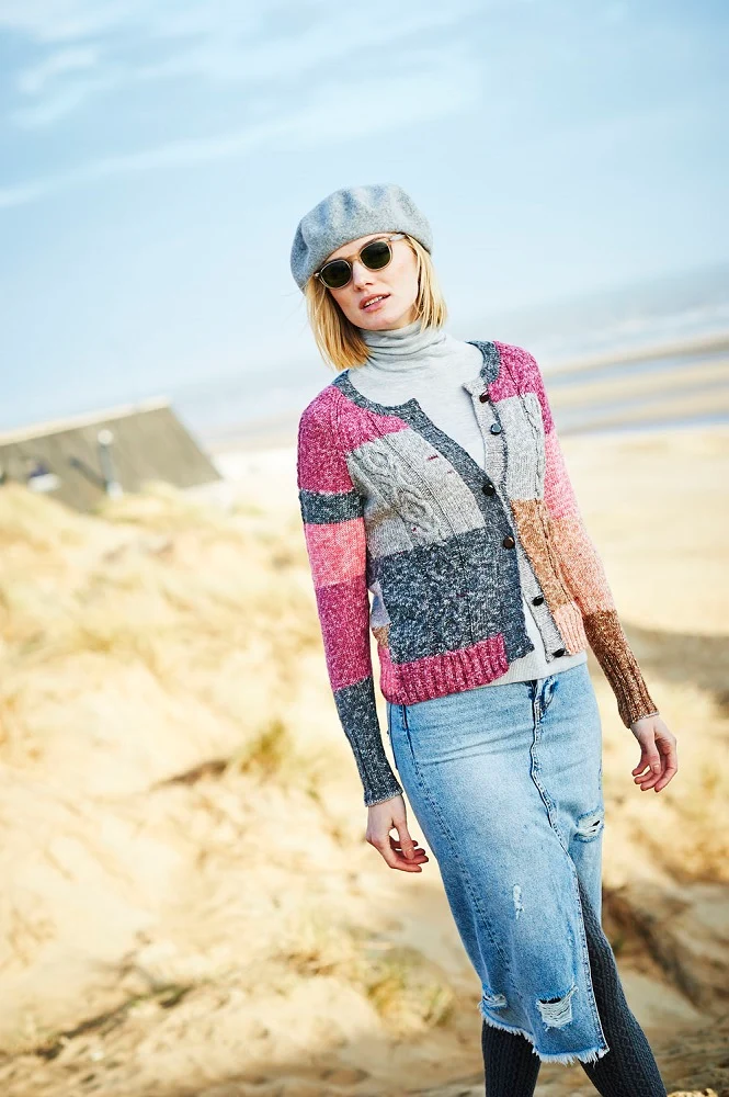 Strickanleitung Stylecraft Batik Swirl DK Nr. 9536: Jacke, Pullover und Rollkragenpullover
