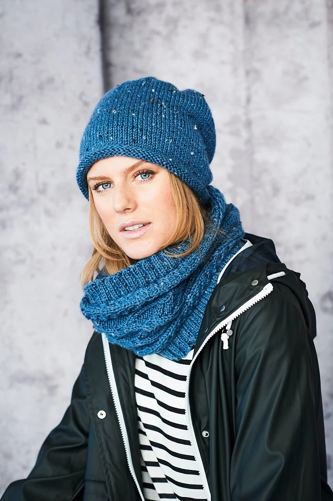 Strickanleitung „Stylecraft Special Aran With Wool Nr. 9660“ – Jacke, Schal und Mütze