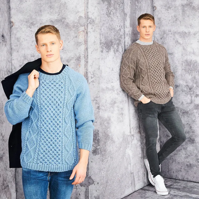 Strickanleitung Stylecraft Special Aran With Wool Nr. 9659 Herrenpullover (digital)
