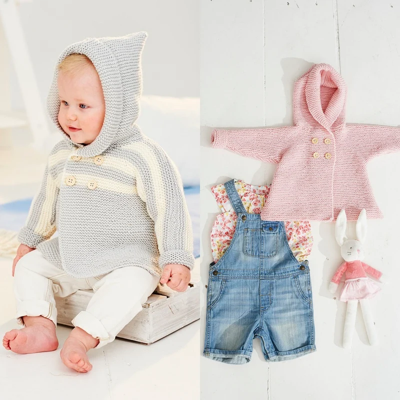 Strickanleitung Stylecraft Bambino DK Nr. 9502 Babyjacken