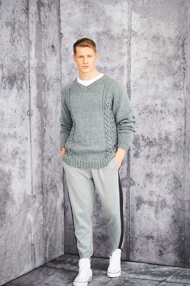 Strickanleitung Stylecraft Special Aran With Wool Nr. 9658 Herrenpullover