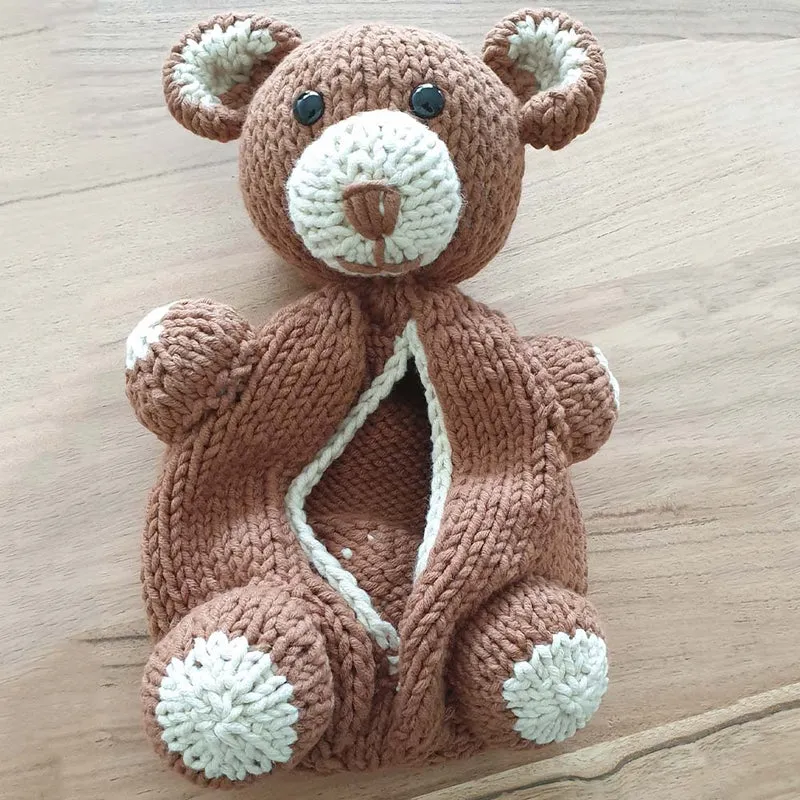 Strickanleitung „Pim Pyjama-Bär“
