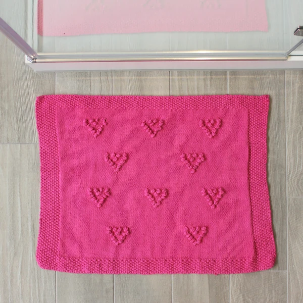 Strickanleitung „Elastico Big“ – Badematte