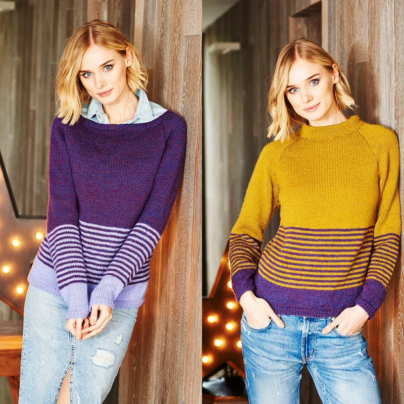 Strickanleitung Stylecraft Life DK Nr. 9550 Pullover