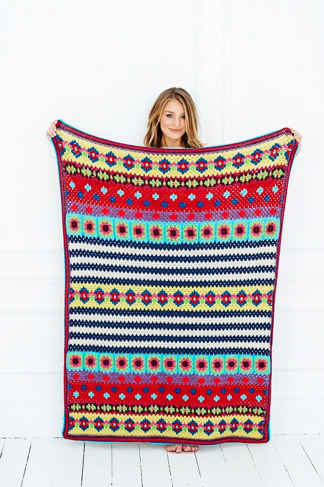 Häkelanleitung Stylecraft Life & Special DK Nr. 9528 Decke und Kissen (digital)