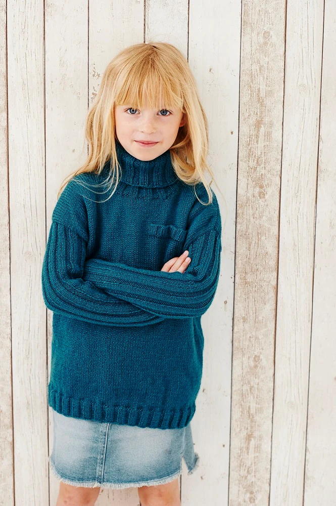 Strickanleitung Stylecraft Life DK Nr. 9438 Mädchenpullover