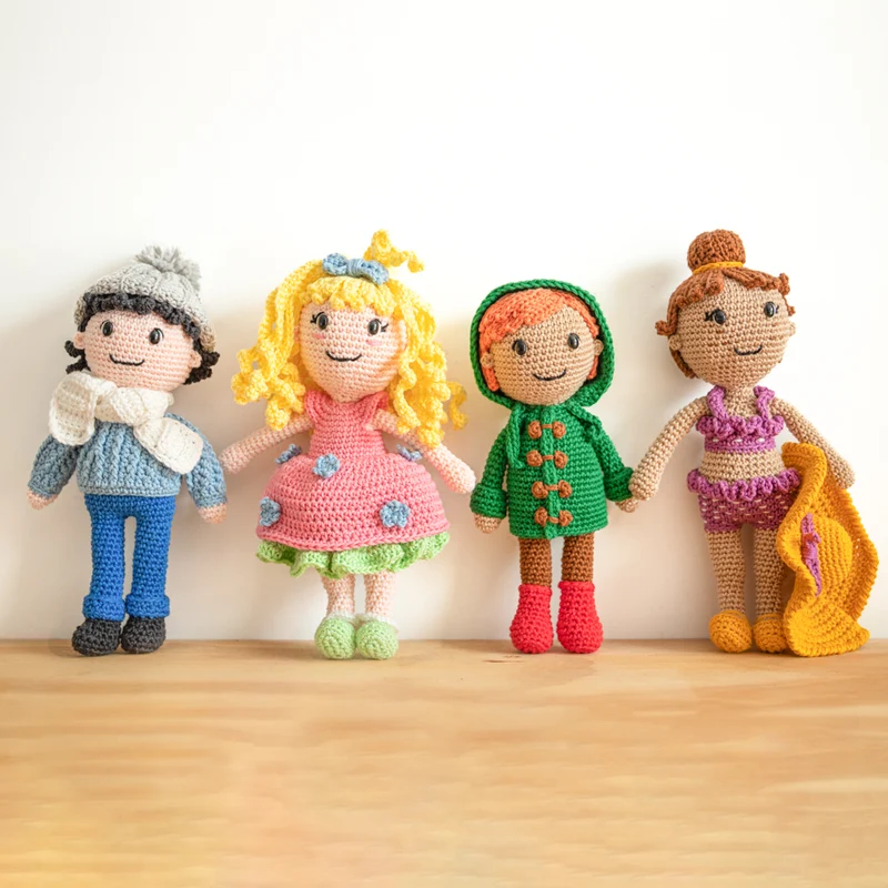 Häkelanleitung für eine Winterpuppe