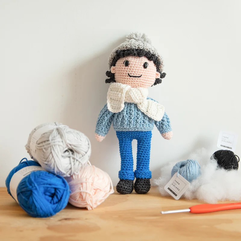 Häkelanleitung für eine Winterpuppe