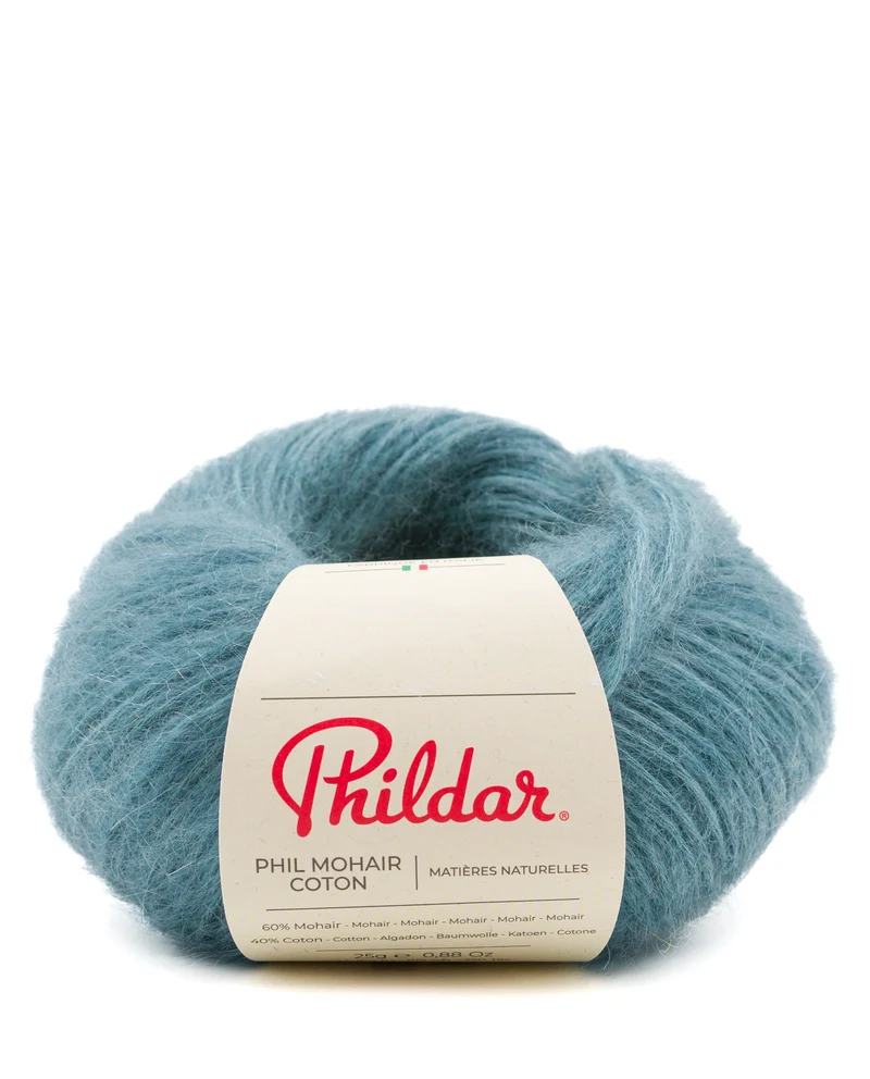 Phildar Phil Mohair Coton 2089 Seegrün