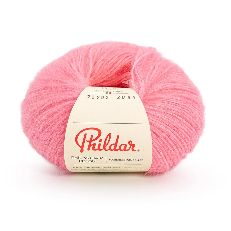 Phildar Phil Mohair Coton 2393 Bonbonrosa