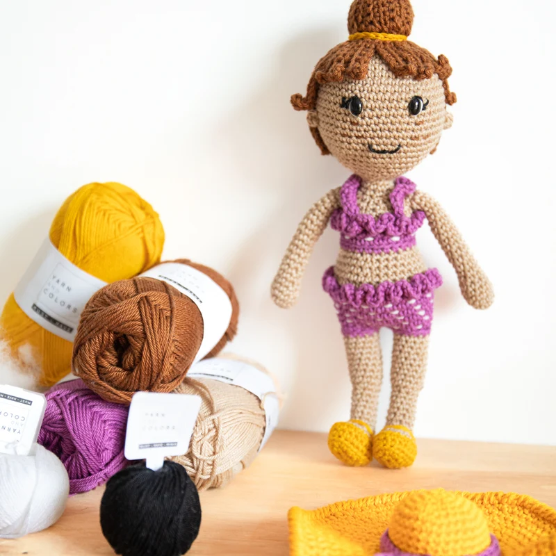Häkelanleitung für eine Sommerpuppe