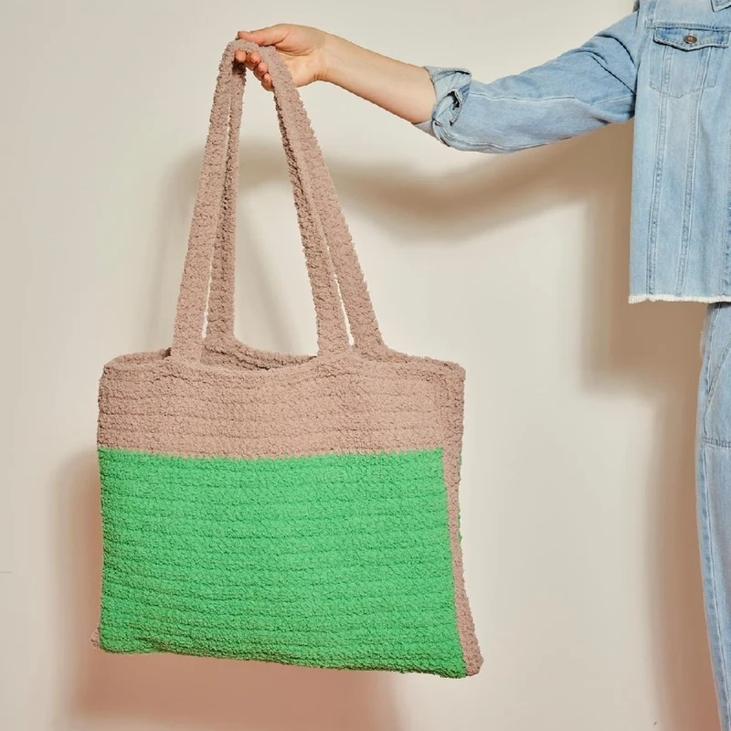 Knipmode Teddy-Tasche – Häkelpaket