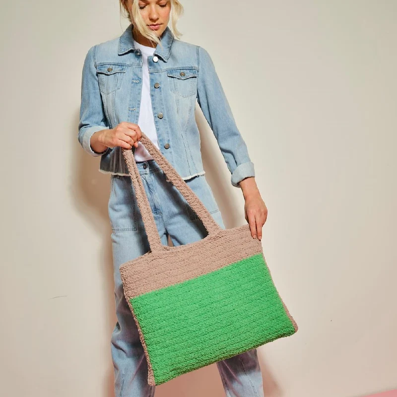 Knipmode Teddy-Tasche – Häkelpaket